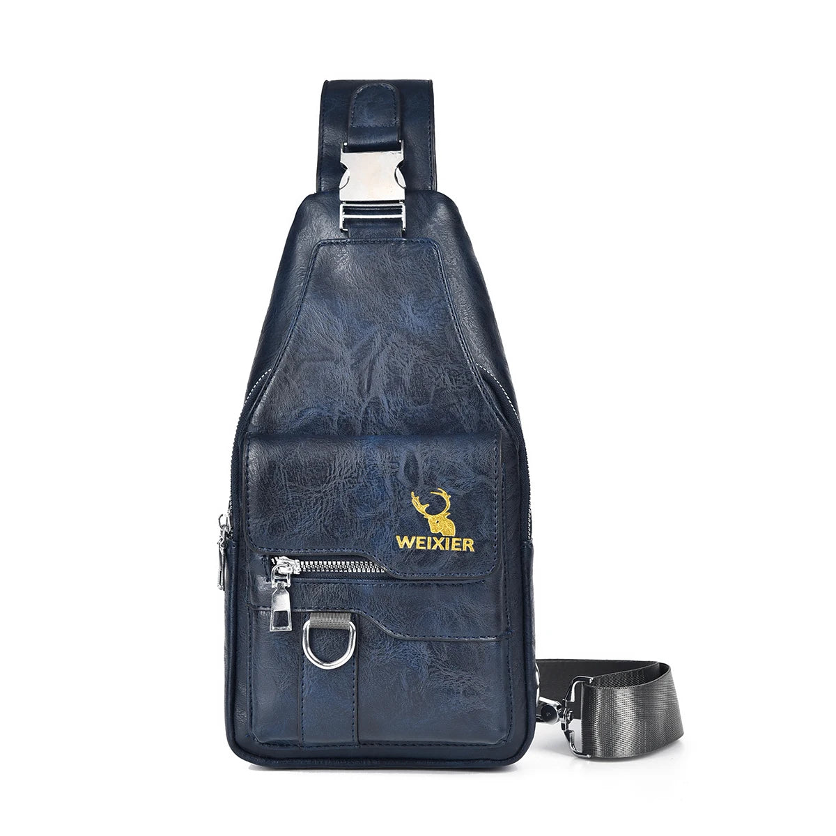 Discover the Ultimate 2026 PU Leather Crossbody Chest Bag - Waterproof, Stylish, and Spacious for Every Adventure!