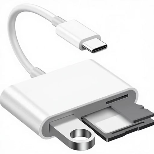 Elevate Your Mobile Experience with the Rocketek 3 in 1 USB-C SD TF Card Reader Adapter for iPhone 17/16/15, MacBook, iPad, and More!