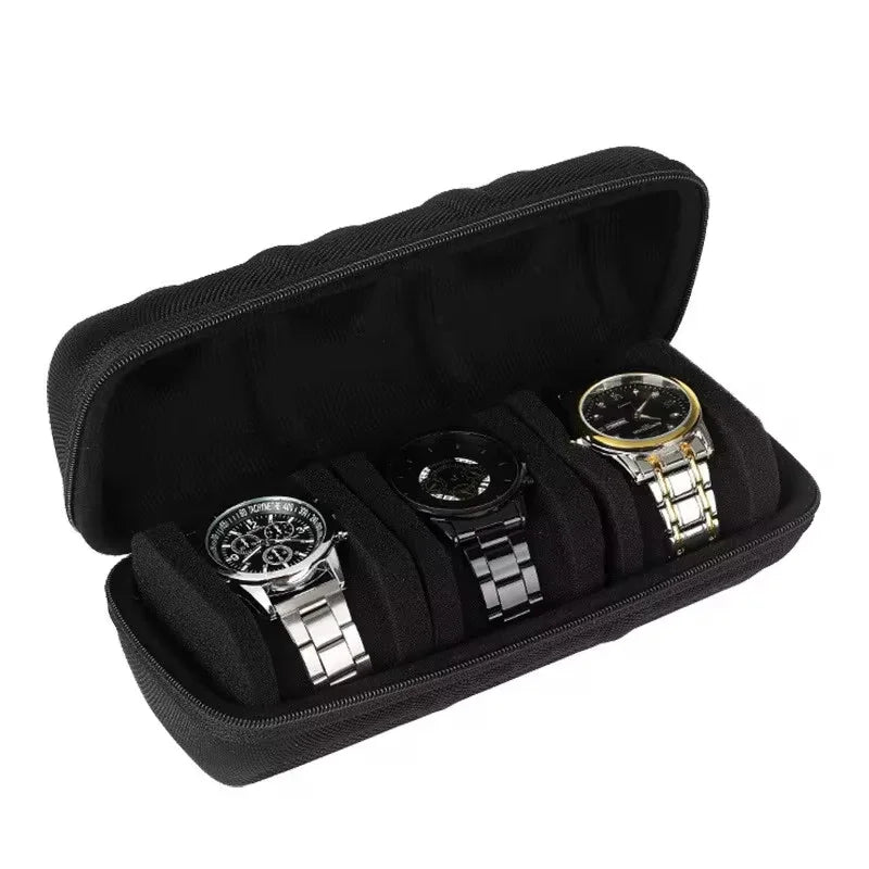 Ultimate Portable Watch Storage Box - Travel-Friendly EVA Cases for Smartwatches and Wristwatches - Stylish Organizer & Display Solution