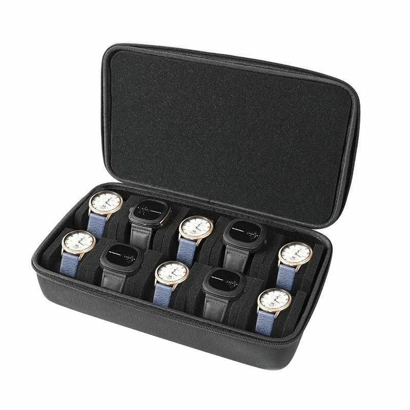 Ultimate Portable Watch Storage Box - Travel-Friendly EVA Cases for Smartwatches and Wristwatches - Stylish Organizer & Display Solution