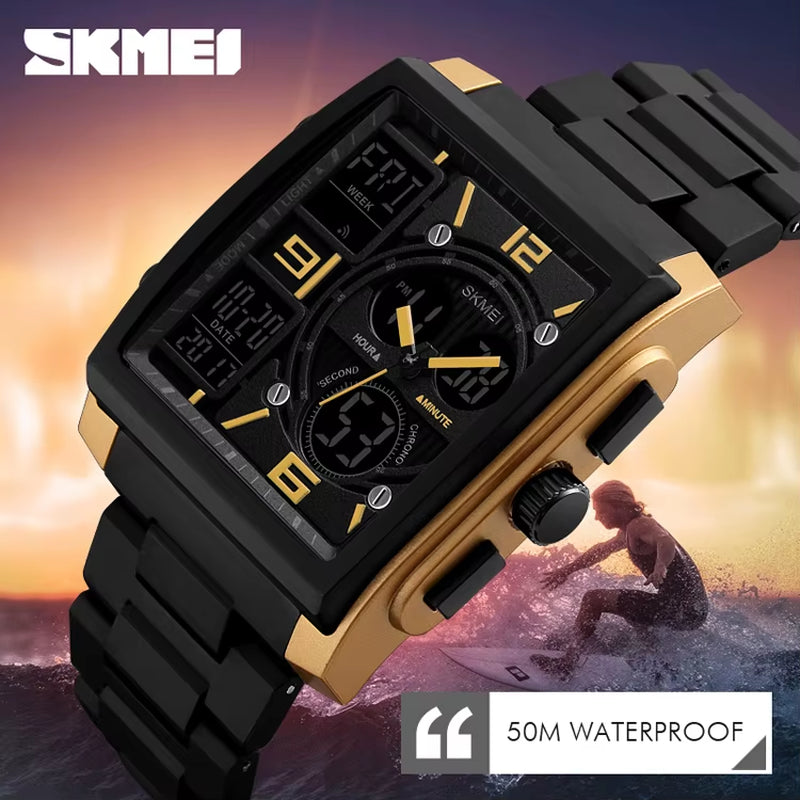 Experience Style and Functionality with the SKMEI 1274 Men's Dual Display Waterproof Sport Watch