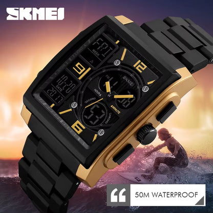 Experience Style and Functionality with the SKMEI 1274 Men's Dual Display Waterproof Sport Watch
