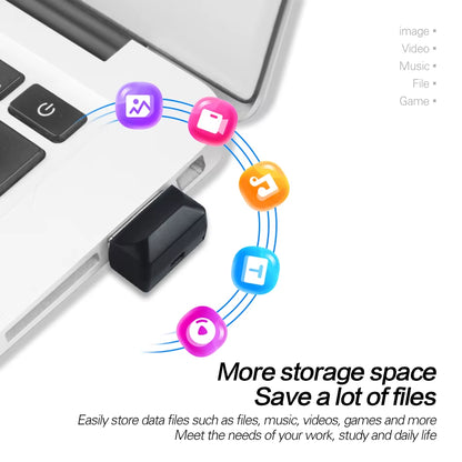 Super Mini USB Flash Drive Waterproof Pendrive 64GB 32GB 16GB 8GB 4GB Real Capacity USB 2.0 Memory Stick Thumbdrive