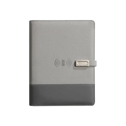 LABON Smart Notebook & Wireless Charger Organizer with Power Bank, Replaceable Paper Core, USB Disk, and Lock Pen - Ultimate Productivity Tool