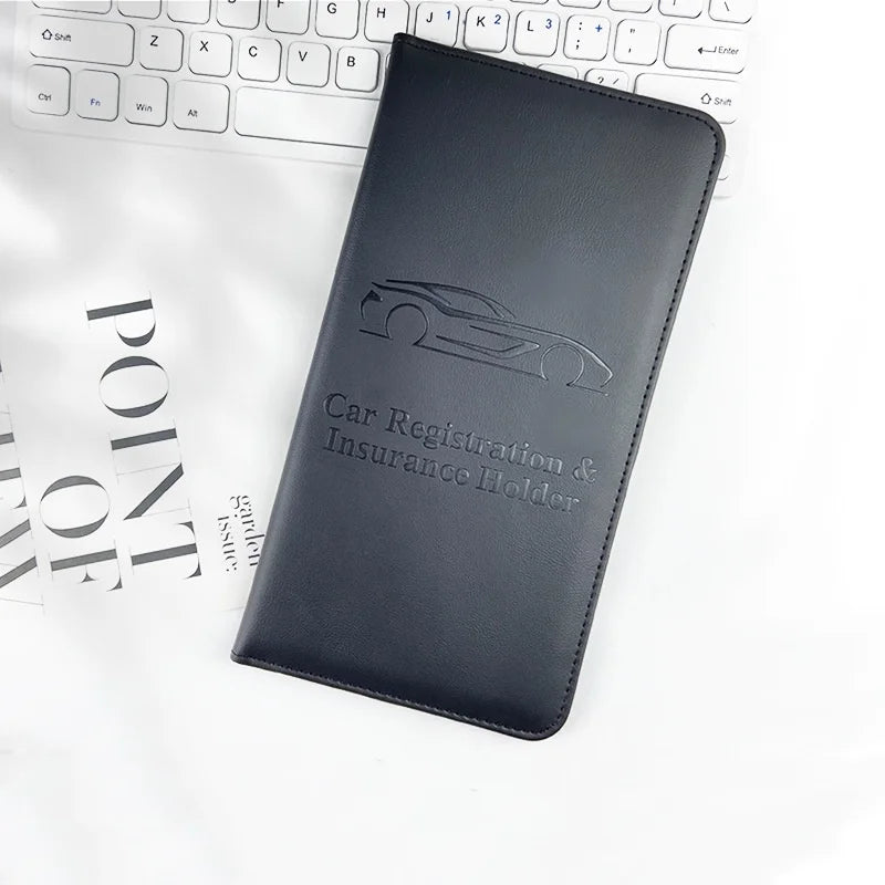 Custom Driver'S License Storage Card Holder PU Leather Card Holder Insurance Data File Certificate Protection Holder