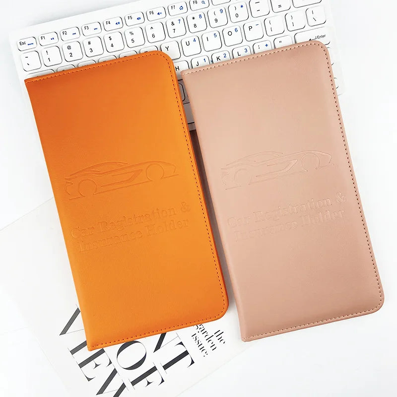 Custom Driver'S License Storage Card Holder PU Leather Card Holder Insurance Data File Certificate Protection Holder