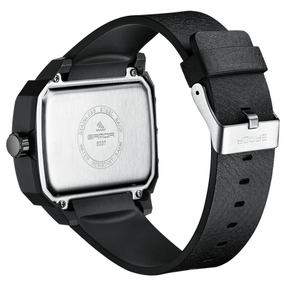 Montre Sport Homme SANDA 6237 – Analogique & Digital, Chrono, LED