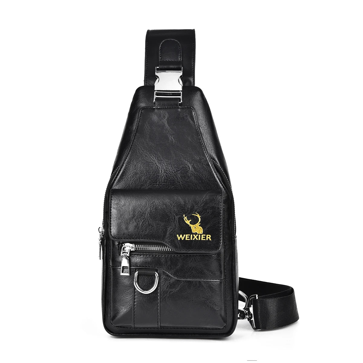 Discover the Ultimate 2026 PU Leather Crossbody Chest Bag - Waterproof, Stylish, and Spacious for Every Adventure!