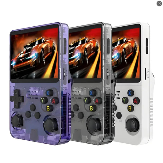 Unleash Nostalgia with the GAMINJA R36S Retro Video Game Console - 64GB of License-Free Fun in Your Hands!