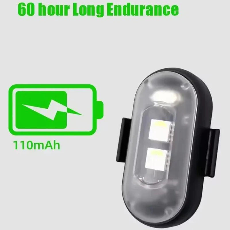 Illuminate Your Ride: 2 RGB LED Car Strobe Lights for Motorcycle & Aircraft - Wireless Flash Position Warning Lights