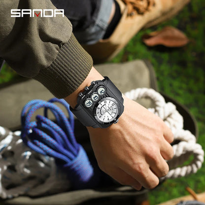 Montre Sportive en Silicone pour Hommes (SANDA 6237)