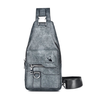 Discover the Ultimate 2026 PU Leather Crossbody Chest Bag - Waterproof, Stylish, and Spacious for Every Adventure!