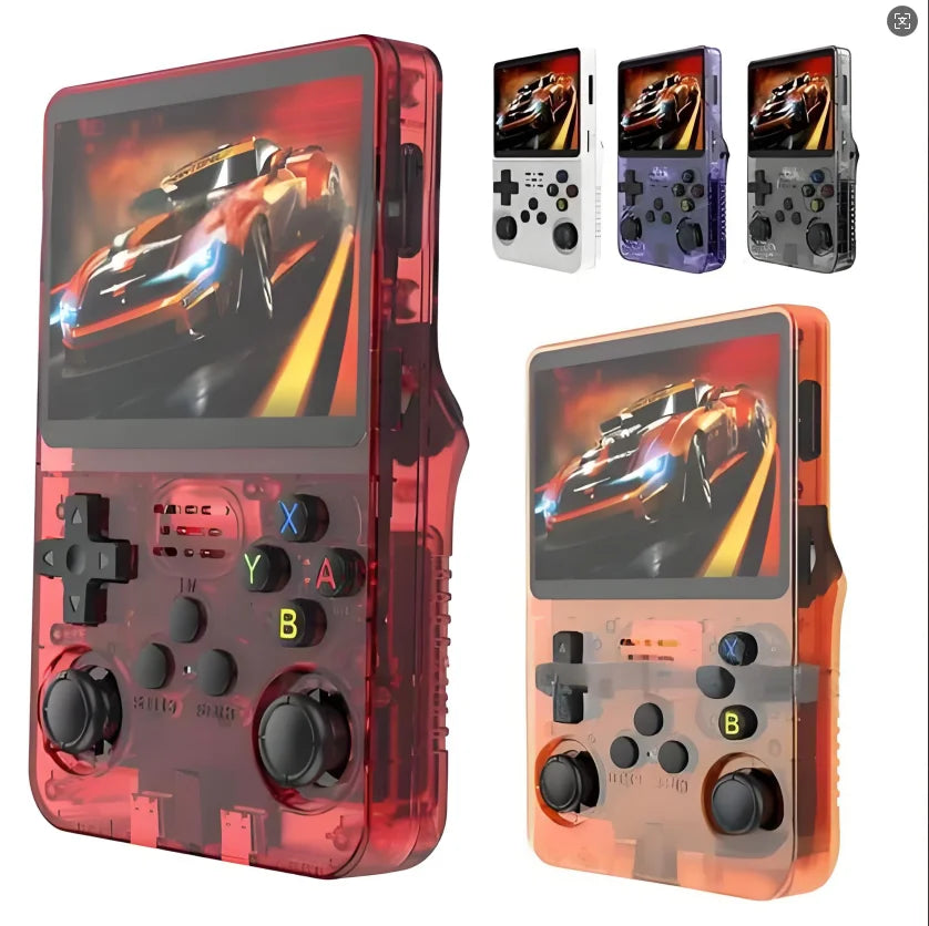 Unleash Nostalgia with the GAMINJA R36S Retro Video Game Console - 64GB of License-Free Fun in Your Hands!