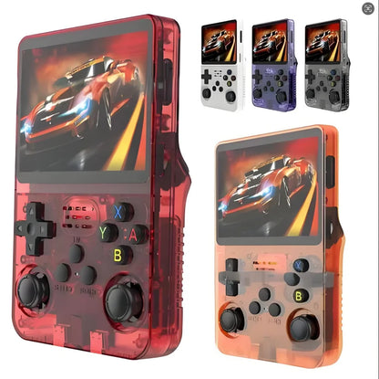 Unleash Nostalgia with the GAMINJA R36S Retro Video Game Console - 64GB of License-Free Fun in Your Hands!