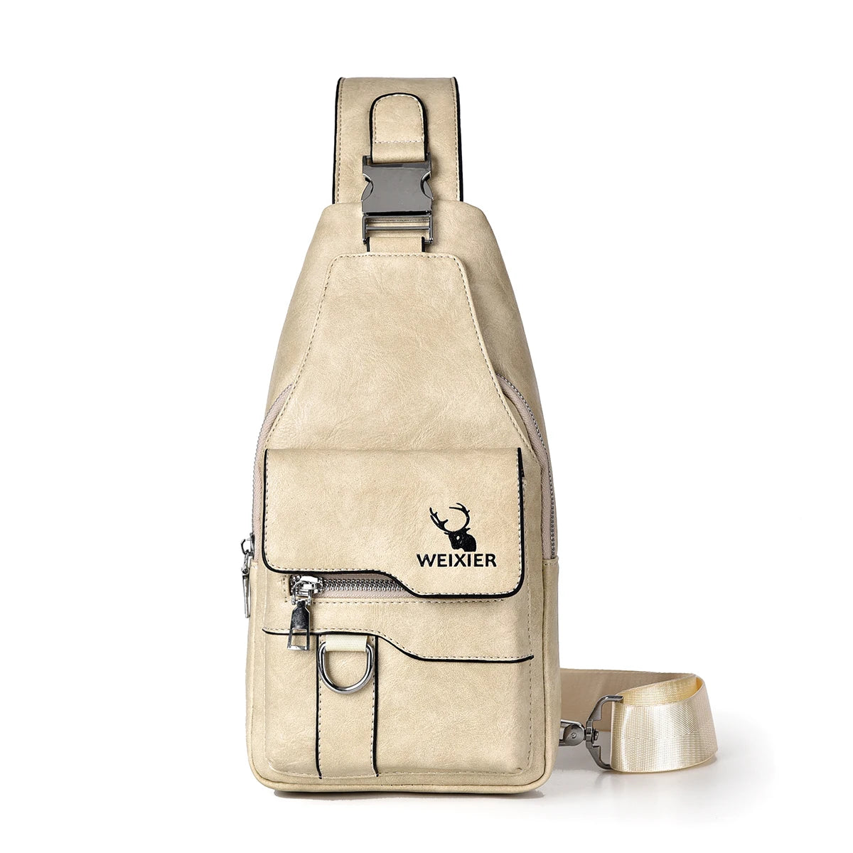 Discover the Ultimate 2026 PU Leather Crossbody Chest Bag - Waterproof, Stylish, and Spacious for Every Adventure!