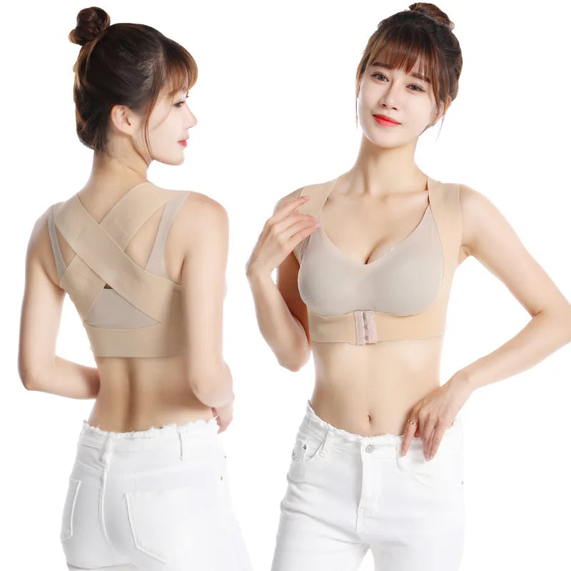 Elevate Your Confidence with Our Women's Seamless Breathable Adjustable Humpback Corrector - Perfect for All Seasons!