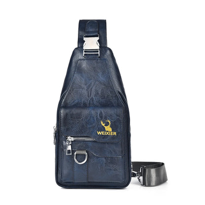 Discover the Ultimate 2026 PU Leather Crossbody Chest Bag - Waterproof, Stylish, and Spacious for Every Adventure!