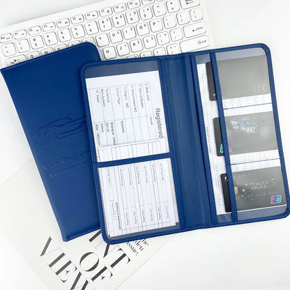 Custom Driver'S License Storage Card Holder PU Leather Card Holder Insurance Data File Certificate Protection Holder