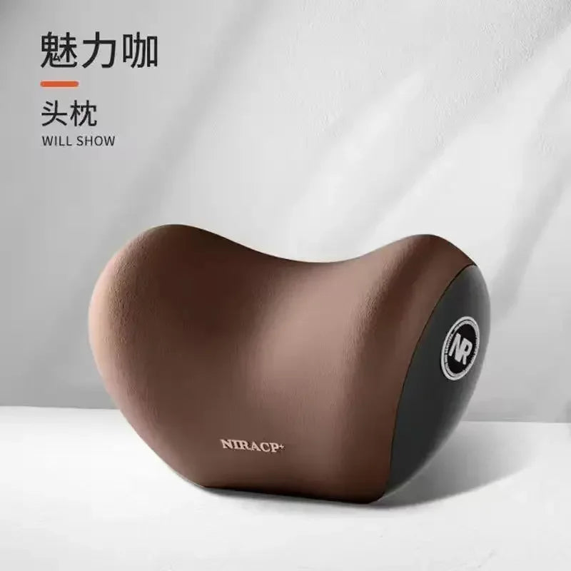 Ultimate Comfort Car Neck Pillow & Lumbar Support Cushion for Travelers