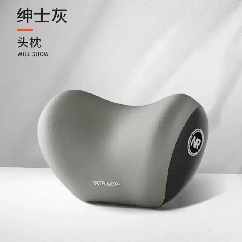 Ultimate Comfort Car Neck Pillow & Lumbar Support Cushion for Travelers