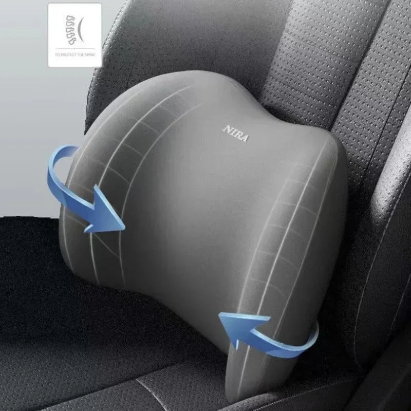Ultimate Comfort Car Neck Pillow & Lumbar Support Cushion for Travelers