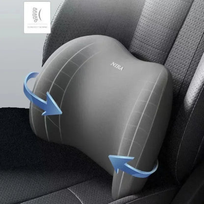 Ultimate Comfort Car Neck Pillow & Lumbar Support Cushion for Travelers