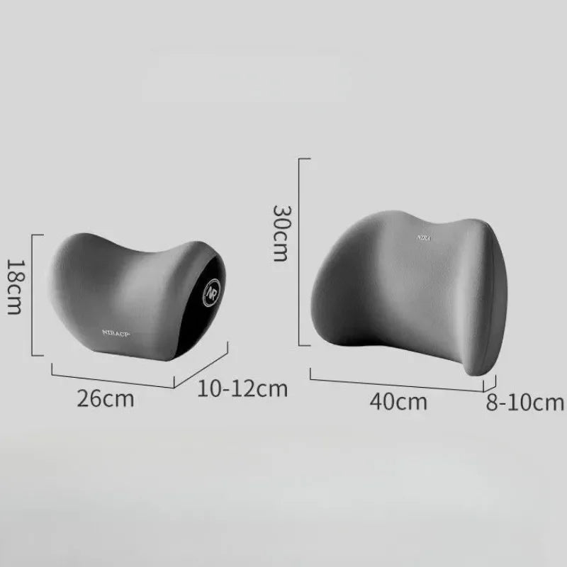 Ultimate Comfort Car Neck Pillow & Lumbar Support Cushion for Travelers