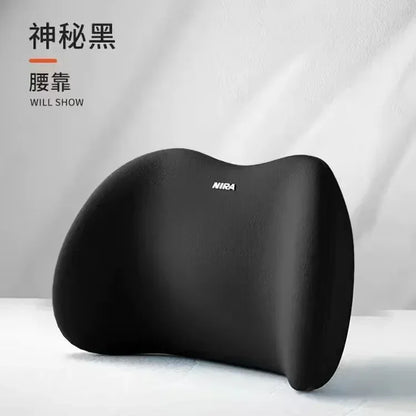 Ultimate Comfort Car Neck Pillow & Lumbar Support Cushion for Travelers