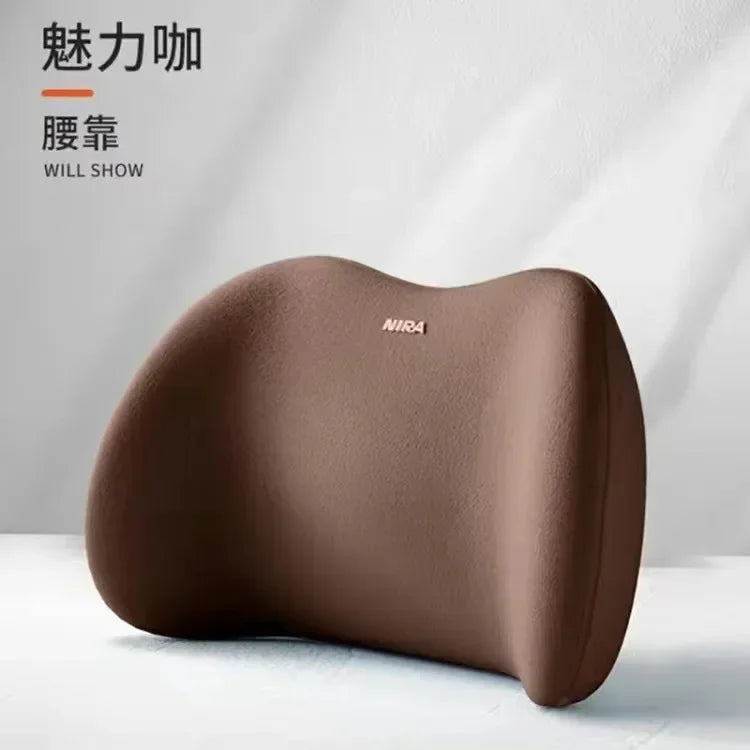 Ultimate Comfort Car Neck Pillow & Lumbar Support Cushion for Travelers