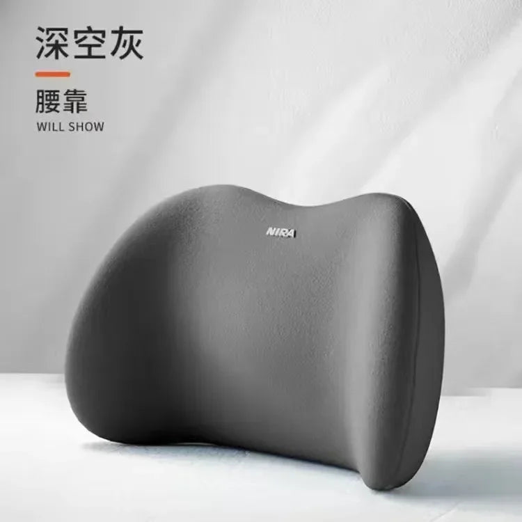Ultimate Comfort Car Neck Pillow & Lumbar Support Cushion for Travelers