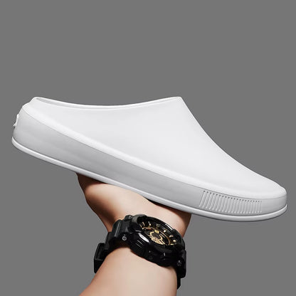 Classic Men'S Solid EVA Summer Slippers High Quality Mens Casual Waterproof Shoes Men Slip-On Outdoor Slipper Man Beach Slides