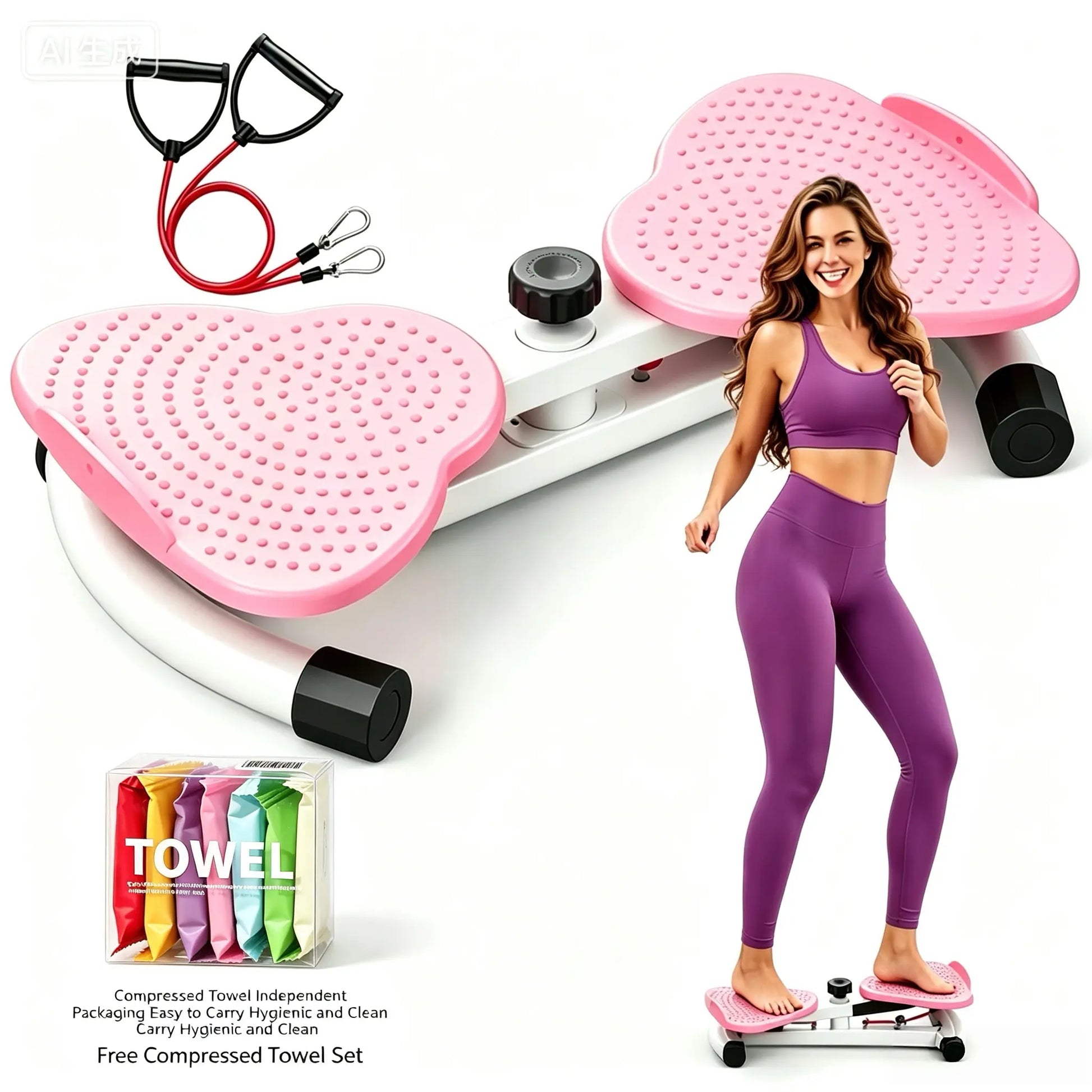 Planche pliable à torsion de taille fendue avec bandes de résistance