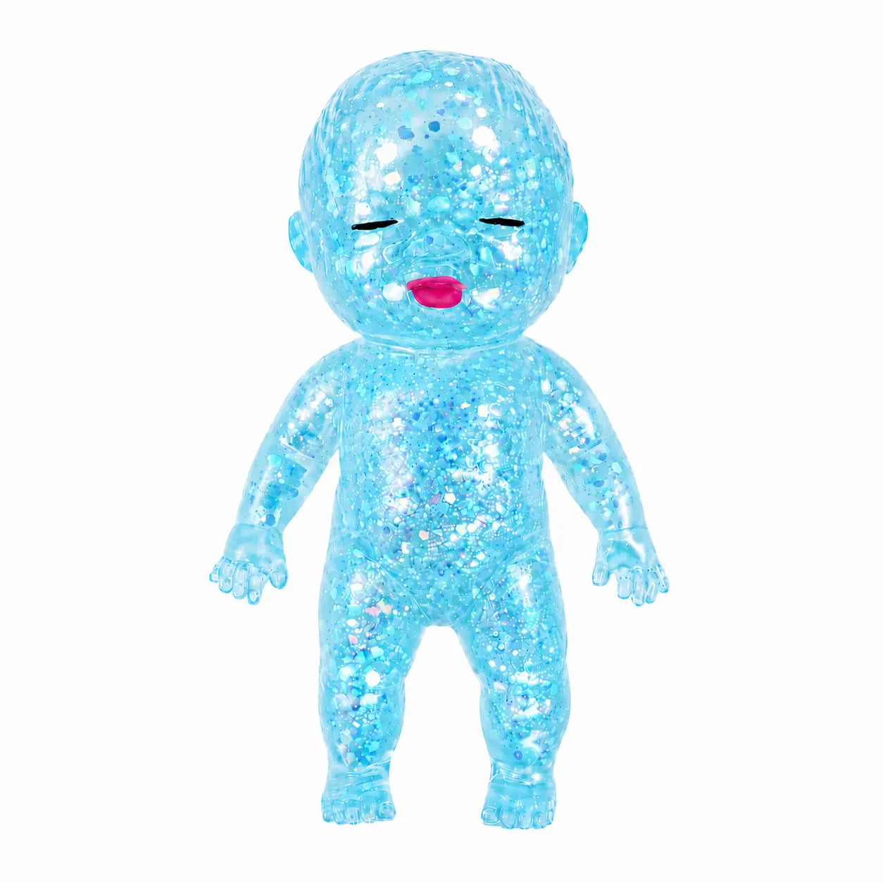 【Summervibes】3 Pack Baby Squishies Glittery, Slow Rising Squishies, 4" Soft Squeezable Fidget Toy, Desk Decor & Anxiety Relief, Ideal for Birthday Gifts, Party Favors, Classroom Prizes Stuffers