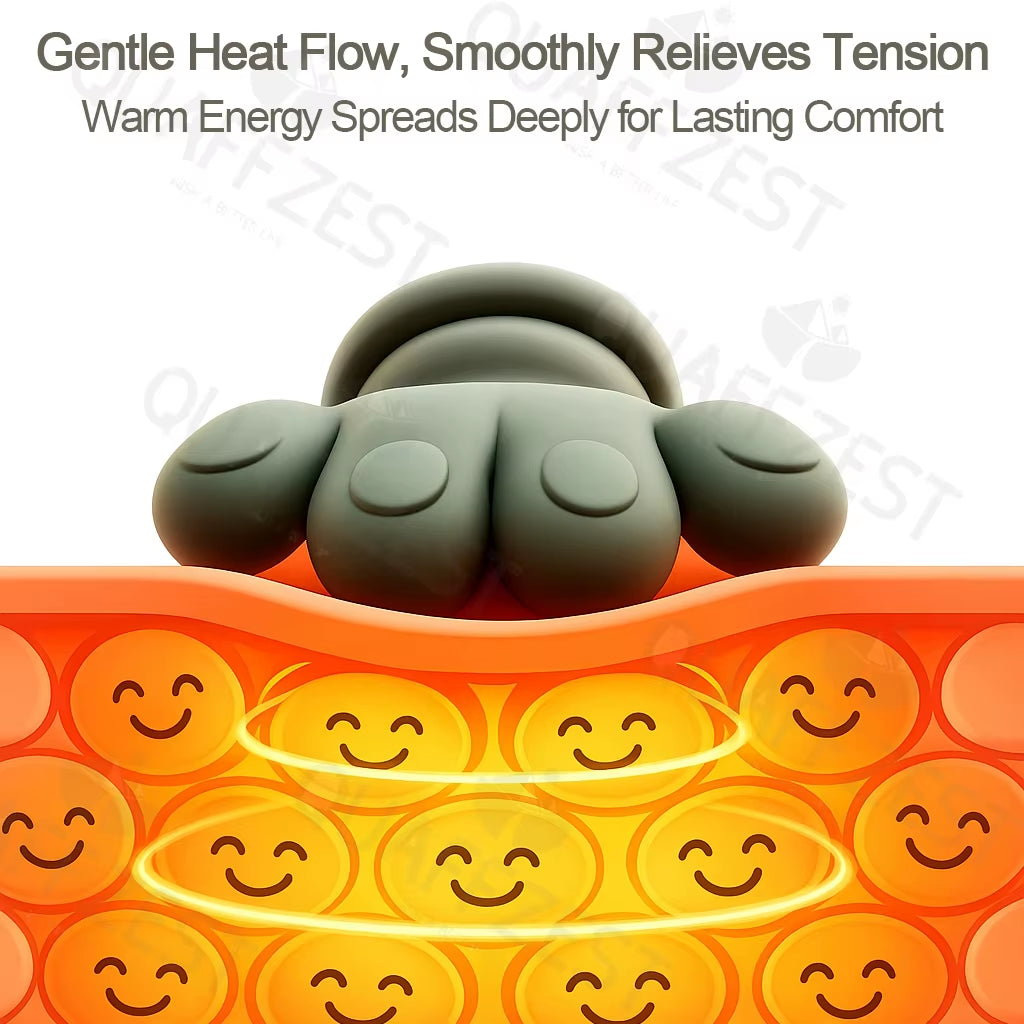 Ultimate N7 Wireless Neck and Shoulder Massager - Experience Relaxation with Kneading Heat Therapy
