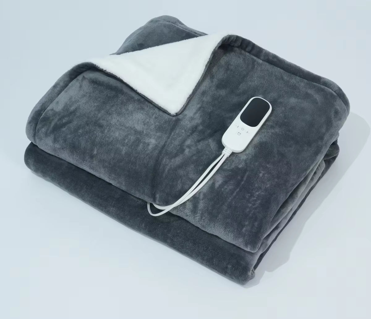 Luxurious Smart Control Electric Heated Throw Blanket - Adjustable Thermostat in Twin/Queen/King Size, Soft Flannel Fleece for Ultimate Comfort