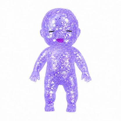 【Summervibes】3 Pack Baby Squishies Glittery, Slow Rising Squishies, 4" Soft Squeezable Fidget Toy, Desk Decor & Anxiety Relief, Ideal for Birthday Gifts, Party Favors, Classroom Prizes Stuffers
