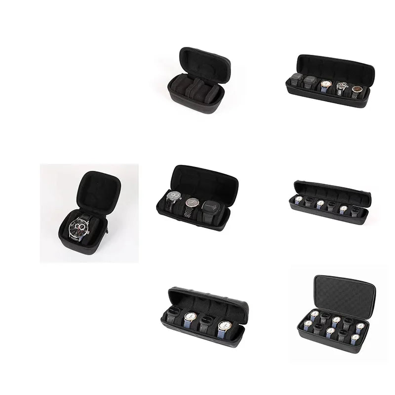 Ultimate Portable Watch Storage Box - Travel-Friendly EVA Cases for Smartwatches and Wristwatches - Stylish Organizer & Display Solution