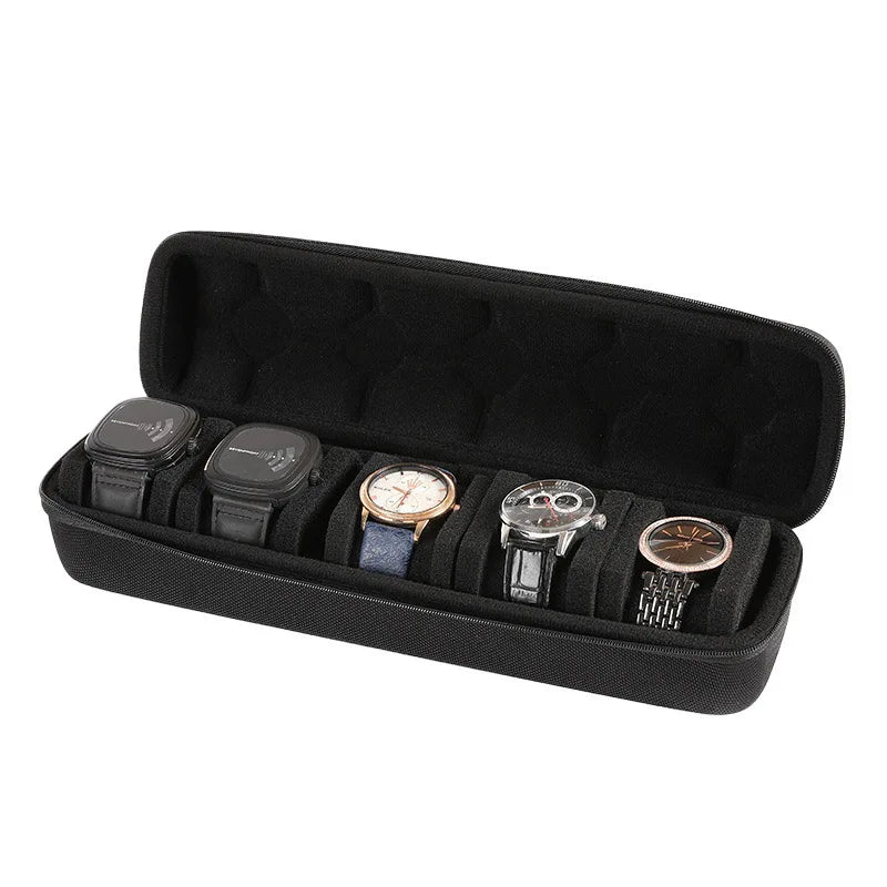 Ultimate Portable Watch Storage Box - Travel-Friendly EVA Cases for Smartwatches and Wristwatches - Stylish Organizer & Display Solution