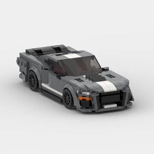 MOC Shelby GT500 476Pcs Racing Racer Building Blocks Brick Creative Garage Toys for Boys Gifts